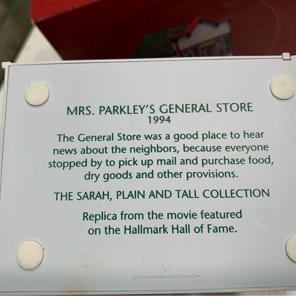 HO scale 1994 THE SARAH PLAIN & TALL COLLECTION "Mrs. Parkley's General Store" - Picture 5 of 12